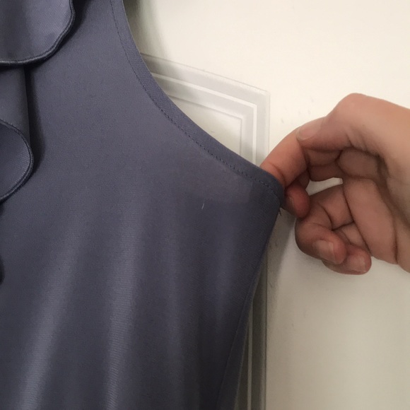 Blue Ruffle Dress - Picture 3 of 6